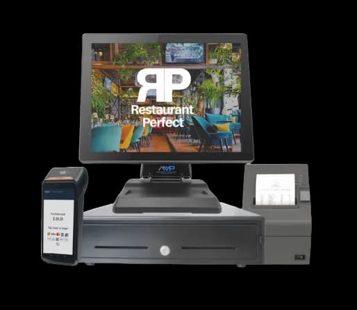 Restaurant Perfect point-of-sale station and payment terminal