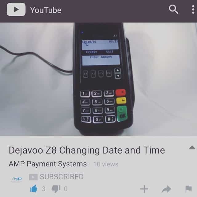 Dejavoo Z8 Change Date & Time